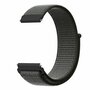 Garmin Venu / Sq / Sq2 / 2 plus - Sport Loop nylon bandje - Donkergroen met grijze band