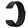 Garmin Venu / Sq / Sq2 / 2 plus - Sport Loop nylon bandje - Zwart gem&ecirc;leerd