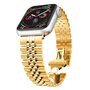 Metalen schakelband - Goud - Geschikt voor Apple watch 42mm / 44mm / 45mm / 49mm