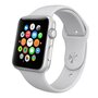 Rubberen sportbandje - Grijs - Geschikt voor Apple Watch 42mm / 44mm / 45mm / 49mm Rubberen sportbandje - Grijs - Geschikt voor Apple Watch 42mm / 44mm / 45mm / 49mm