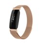 Fitbit Inspire 2 & Ace 3 Milanese bandje - Maat: Small - Champagne Goud Fitbit Inspire 2 & Ace 3 Milanese bandje - Maat: Small - Champagne Goud