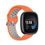 Fitbit Versa 3 &amp; 4 / Sense 1 &amp; 2 - Sport editie - Large - Oranje + grijs