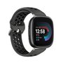 Fitbit Versa 3 &amp; 4 / Sense 1 &amp; 2 - Sport editie - Large - Zwart