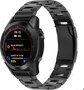 Titanium schakelband - Zwart - Garmin Approach S60 &amp; S62 / Instinct / Instinct 2 (Solar)