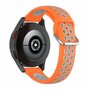 Siliconen sportbandje met gesp - Oranje + grijs - Samsung Galaxy Watch 5 (Pro) - 40mm / 44mm / 45mm