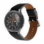 leren bandje - Zwart - Samsung Galaxy Watch 5 (Pro) - 40mm / 44mm / 45mm