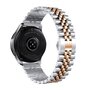 Stalen band - Zilver / ros&eacute; goud - Samsung Galaxy Watch - 46mm / Samsung Gear S3