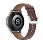 Luxe leren bandje - Donkerbruin - Samsung Galaxy Watch - 46mm / Samsung Gear S3