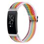 FitBit Inspire 2 Elastische solo loop nylon bandje - Multicolor