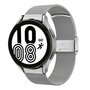 Milanese bandje met klemsluiting - Zilver - Samsung Galaxy Watch 5 (Pro) - 40mm / 44mm / 45mm