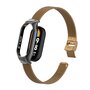 Milanese bandje met case - Bruin - Xiaomi Smart band 8