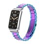 Metalen schakelband met case - Multicolor - Xiaomi Smart band 7 Pro