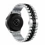 Stalen band - Zilver / zwart - Samsung Galaxy Watch 6 - 40mm &amp; 44mm