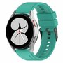 Siliconen gesp bandje - Turquoise - Samsung Galaxy Watch 6 - 40mm &amp; 44mm