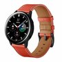 lederen bandje - Rood - Samsung Galaxy Watch 6 - 40mm &amp; 44mm