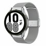 Milanese bandje met klemsluiting - Zilver - Samsung Galaxy Watch 6 - 40mm &amp; 44mm