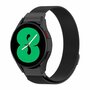 Milanese bandje (ronde connector) - Zwart - Samsung Galaxy Watch 6 - 40mm &amp; 44mm