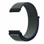 Sport Loop nylon bandje - Blauw met groene band - Samsung Galaxy Watch 6 - 40mm &amp; 44mm