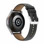 Luxe leren bandje - Zwart - Samsung Galaxy Watch 6 - 40mm &amp; 44mm