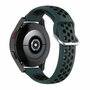 Garmin Vivoactive 5 / Vivoactive 3 - Siliconen sportbandje met gesp - Donkergroen + zwart