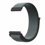 Garmin Vivoactive 5 / Vivoactive 3 - Sport Loop nylon bandje - Donkergrijs / blauw gem&ecirc;leerd