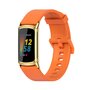 FitBit Charge 5 &amp; 6 Extra soft siliconen bandje - Oranje