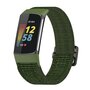 Fitbit Charge 5 &amp; 6 - Elastisch nylon bandje - Groen