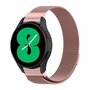 Milanese bandje (ronde connector) - Ros&eacute; goud - Samsung Galaxy Watch 6 Classic - 47mm &amp; 43mm