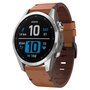 Leren bandje - Bruin - Garmin Fenix 7S / 6S / 5S &amp; Instinct 2s