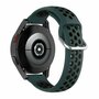 Siliconen sportbandje met gesp - Donkergroen + zwart - Xiaomi Mi Watch / Xiaomi Watch S1 / S1 Pro / S1 Active / Watch S2