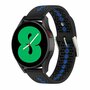 Dot Pattern bandje - Zwart met blauw - Xiaomi Mi Watch / Xiaomi Watch S1 / S1 Pro / S1 Active / Watch S2