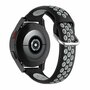 Siliconen sportbandje met gesp - Zwart + grijs - Huawei Watch GT 2 &amp; GT 3 - 42mm