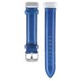 Fitbit Charge 5 &amp; 6 bandje - Echt leer - Blauw