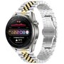 Stalen band - Zilver / goud - Huawei Watch GT 2 &amp; GT 3 - 42mm