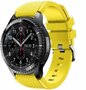 Siliconen sportbandje - Geel - Geschikt voor Samsung Galaxy Watch 3 (45mm) - Galaxy Watch 46mm - Samsung Gear S3 Classic &amp; Frontier