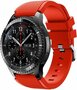 Siliconen sportbandje - Rood - Geschikt voor Samsung Galaxy Watch 3 (45mm) - Galaxy Watch 46mm - Samsung Gear S3 Classic &amp; Frontier