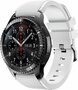 Siliconen sportbandje - Wit - Geschikt voor Samsung Galaxy Watch 3 (45mm) - Galaxy Watch 46mm - Samsung Gear S3 Classic &amp; Frontier