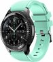 Siliconen sportbandje - Mint groen - Geschikt voor Samsung Galaxy Watch 3 (45mm) - Galaxy Watch 46mm - Samsung Gear S3 Classic &amp; Frontier