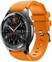Siliconen sportbandje - Oranje - Geschikt voor Samsung Galaxy Watch 3 (45mm) - Galaxy Watch 46mm - Samsung Gear S3 Classic &amp; Frontier