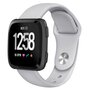 Fitbit Versa 1 / 2 &amp; Lite siliconen bandje - Maat: Small - Grijs