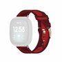 Fitbit Versa 3/4 &amp; Sense 1/2 Canvas nylon bandje - Rood