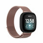 Fitbit Versa 3/4 &amp; Sense 1/2 milanese bandje - Large - Ros&eacute; goud