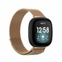 Fitbit Versa 3/4 &amp; Sense 1/2 milanese bandje - Large - Champagne goud