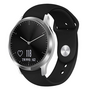 Garmin Venu 3s / Vivoactive 4s / Venu 2s / Vivomove 3s / Forerunner 255s - Sportbandje - Maat: Large - Zwart