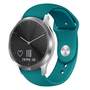 Garmin Venu 3s / Vivoactive 4s / Venu 2s / Vivomove 3s / Forerunner 255s - Sportbandje - Maat: Large - Dennengroen