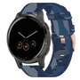 Garmin Venu 3s / Vivoactive 4s / Venu 2s / Vivomove 3s / Forerunner 255s - Canvas nylon bandje - Blauw