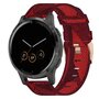 Garmin Venu 3s / Vivoactive 4s / Venu 2s / Vivomove 3s / Forerunner 255s - Canvas nylon bandje - Rood