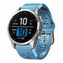 Flower siliconen bandje - Blauw - Garmin Fenix 8 - 43mm Flower siliconen bandje - Blauw - Garmin Fenix 8 - 43mm