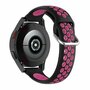 Siliconen sportbandje met gesp - Zwart + roze - Huawei Watch GT 2 Pro / GT 3 Pro - 46mm Siliconen sportbandje met gesp - Zwart + roze - Huawei Watch GT 2 Pro / GT 3 Pro - 46mm