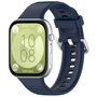 Siliconen bandje met gesp - Donkerblauw - Huawei Watch Fit 3 / Fit 4